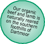 Organic beef and lamb naturally reared